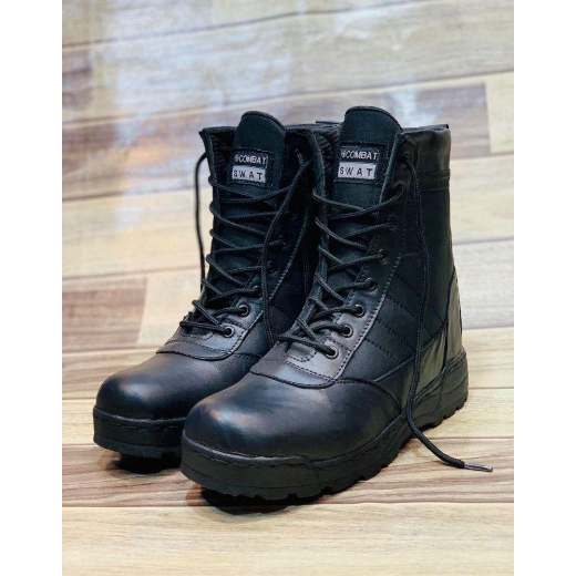 Men's Black Combat Boots