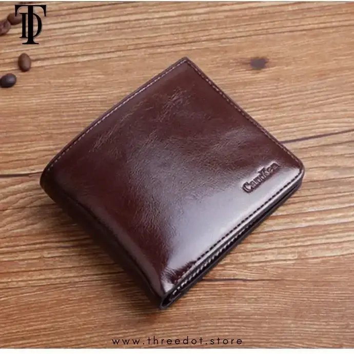 Premium Vintage Leather Bi-Fold Wallet