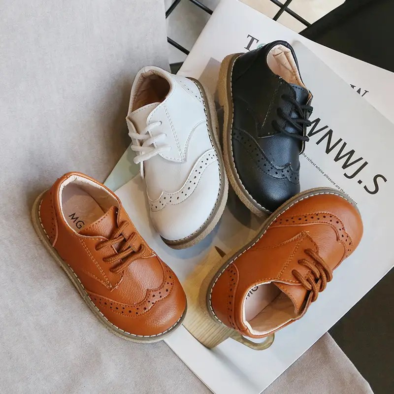 Kids Leather School Shoes (Size 21-25)