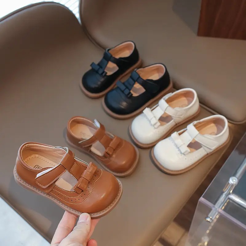Baby Girl's Spring Bow Shoes