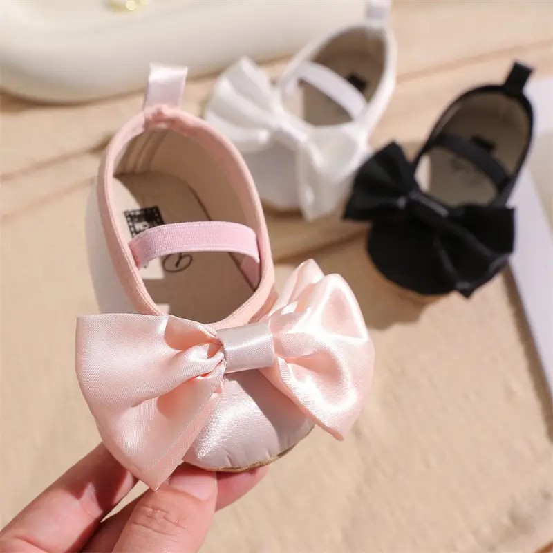 Toddler Pink Bow Princess Shoes