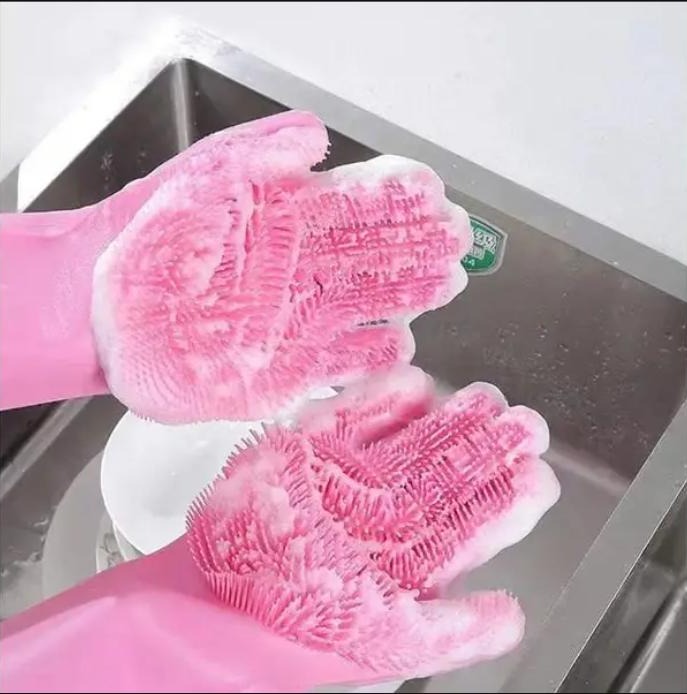 Silicone Dish Washing Gloves